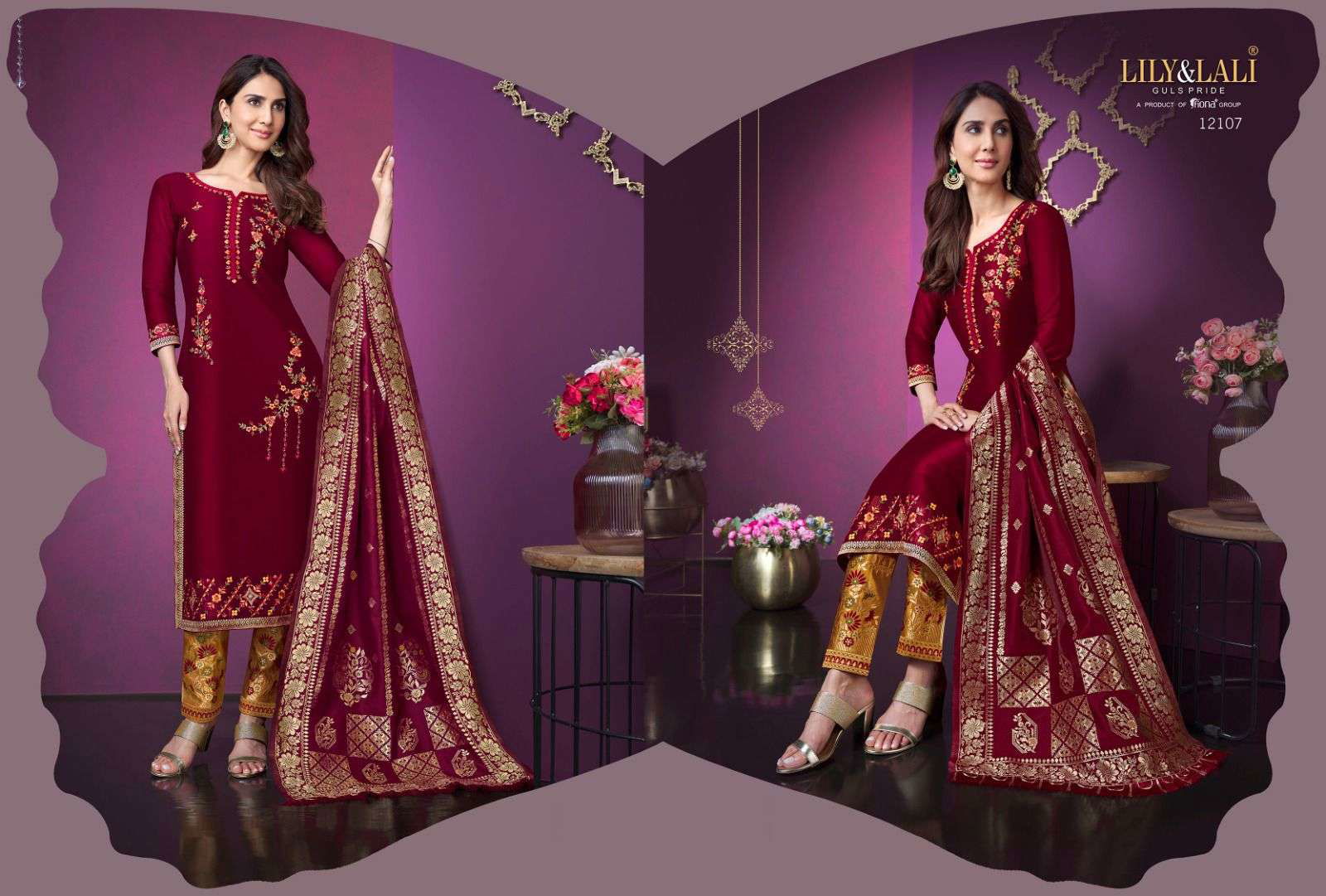 LILY & LALI MEENAKARI vol 3 VAANI KAPOOR COLLECTION branded kurti wholesale rate