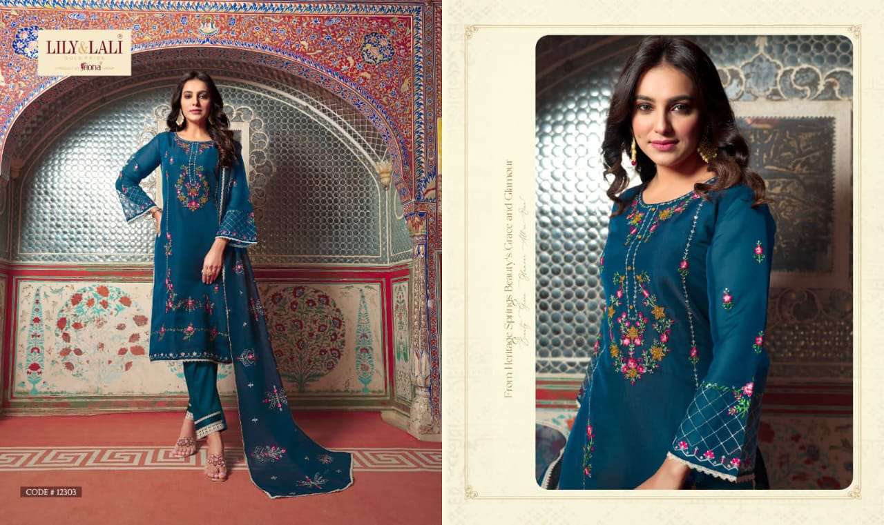 LILY & LALI Presents SHAHNAZ embordery and handwork boutique kurti wholesale price