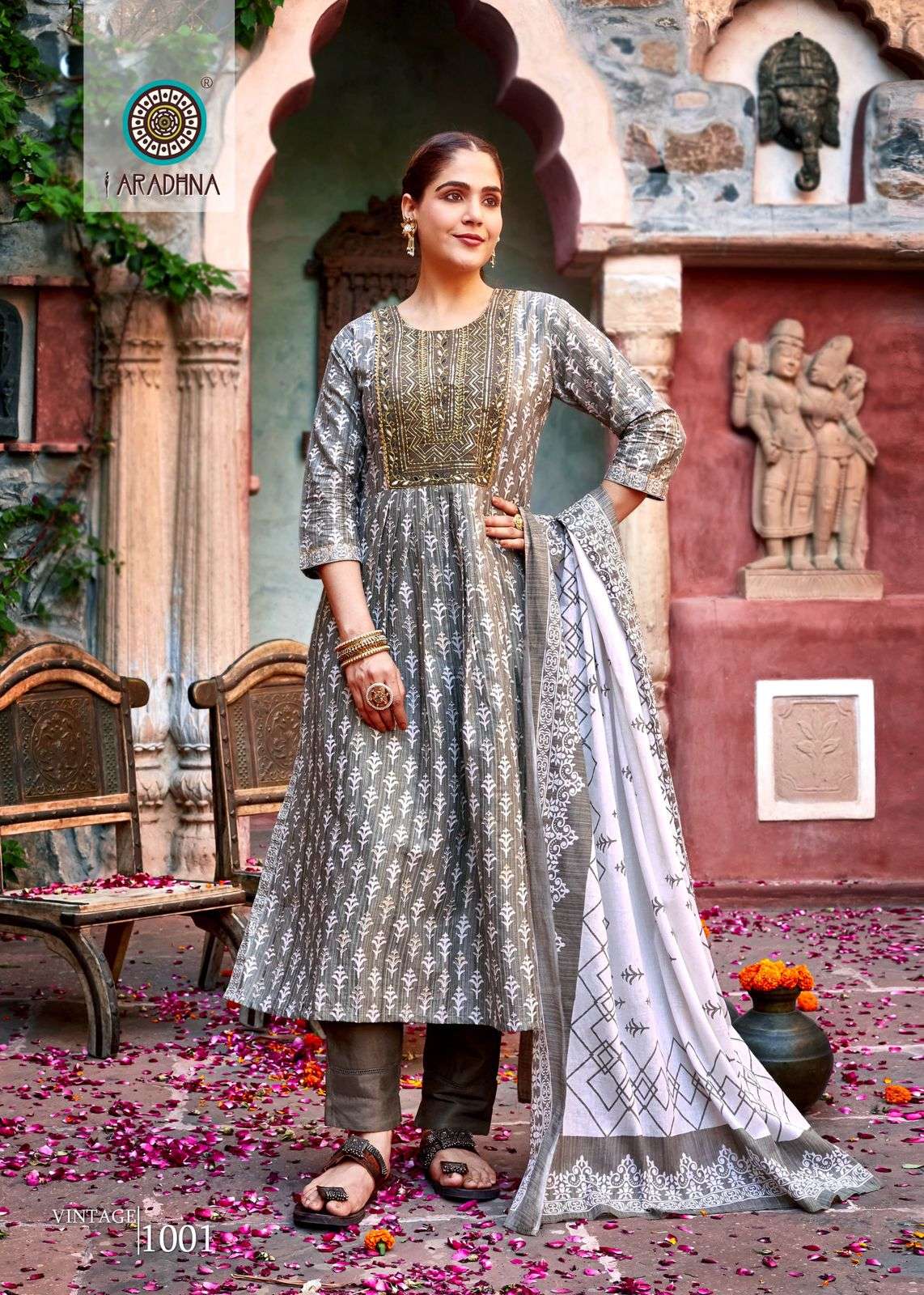 Aradhna vintage vol 1 cotton nyracut kurti wholesale