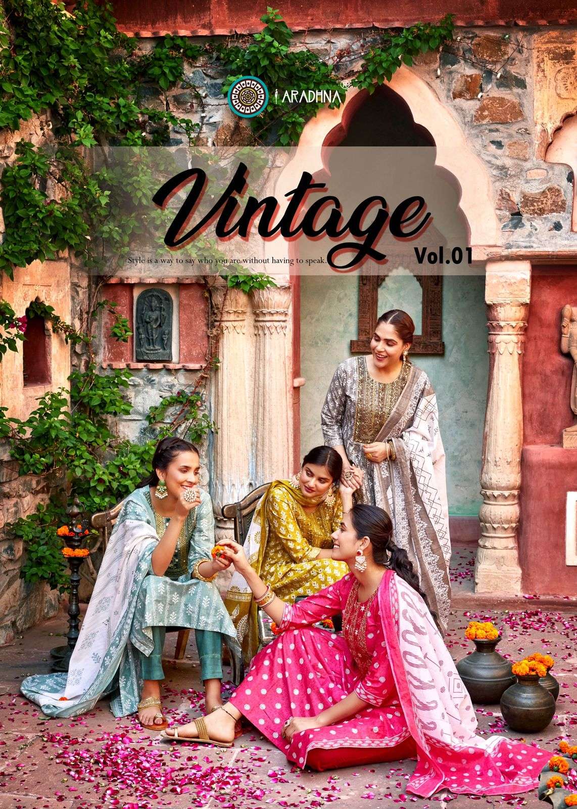 Aradhna vintage vol 1 cotton nyracut kurti wholesale