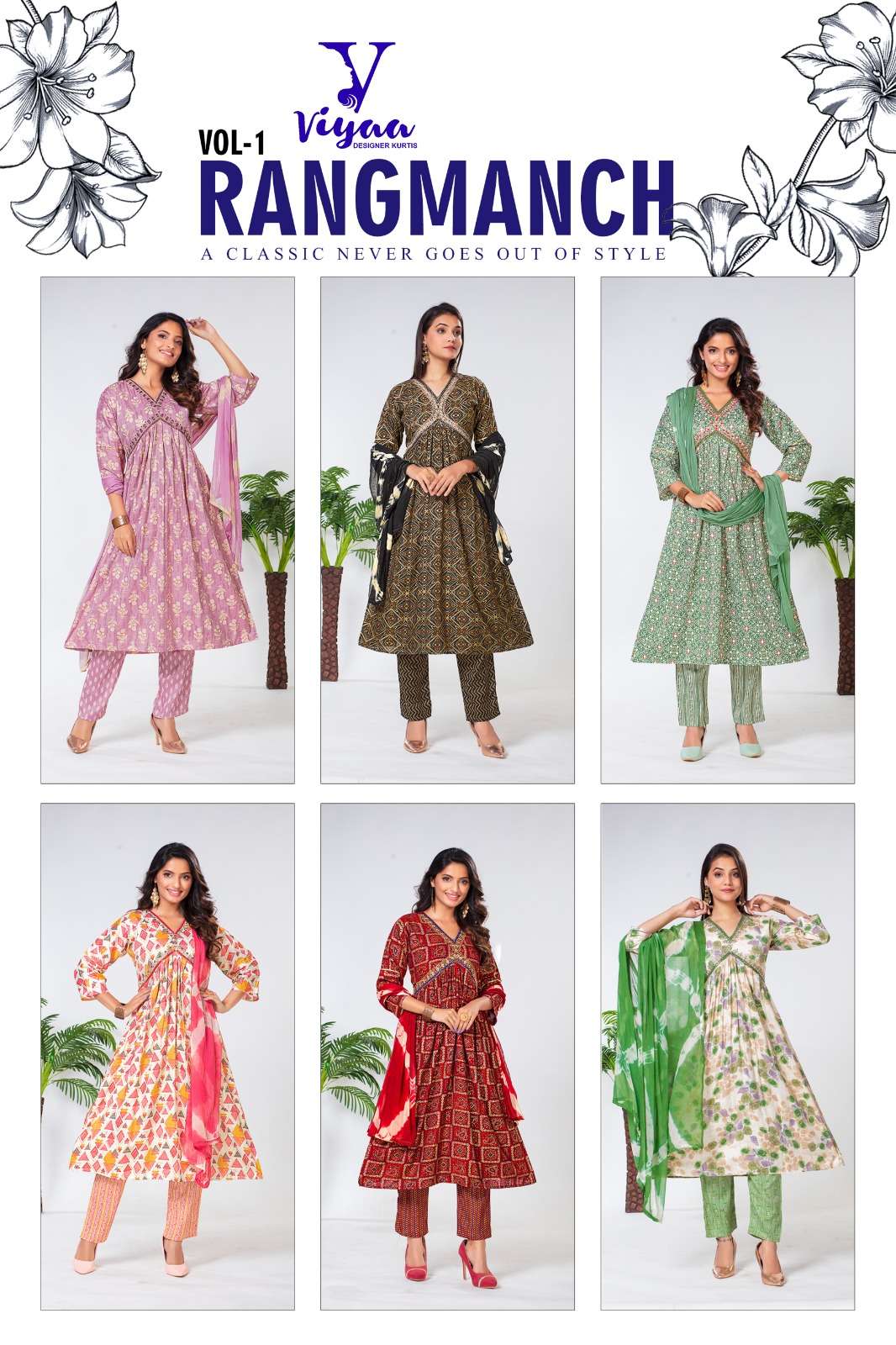 Viyaa rangmanch fancy kurti catalogue wholesale