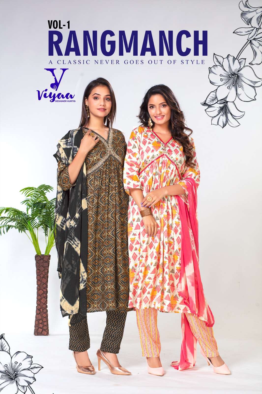 Viyaa rangmanch fancy kurti catalogue wholesale