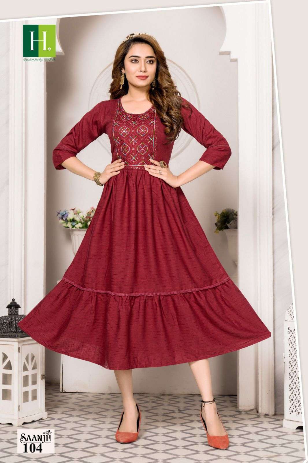 HIRWA Saanjh Vol.1 Wholesale kurti for boutique
