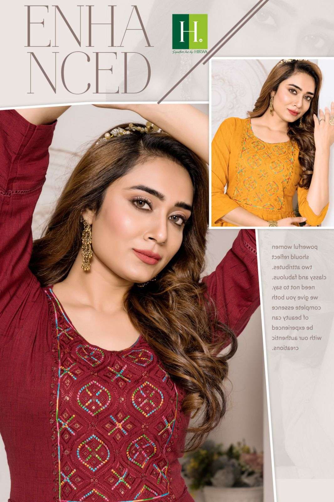 HIRWA Saanjh Vol.1 Wholesale kurti for boutique