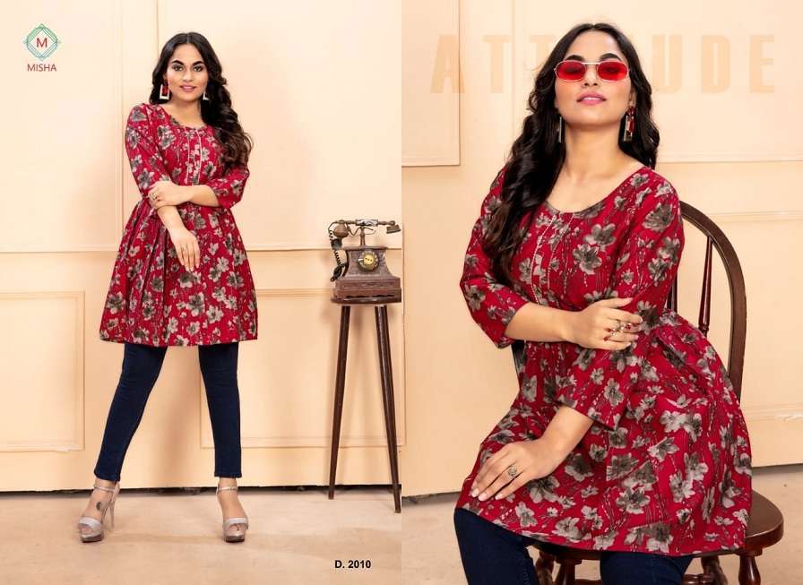 Ganesha Misha Vol-2 – Short Tops Kurti wholesale market
