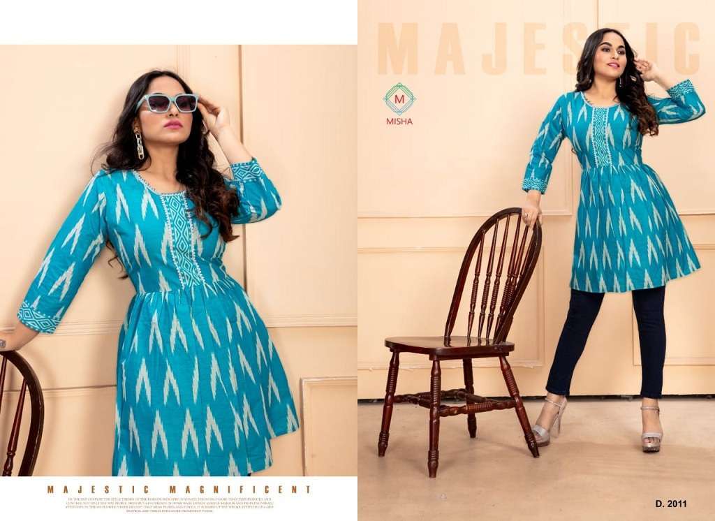 Ganesha Misha Vol-2 – Short Tops Kurti wholesale market