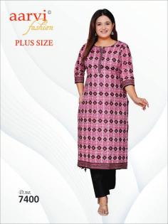 Aarvi Plus Size Vol-4 Wholesale Kurti catalog