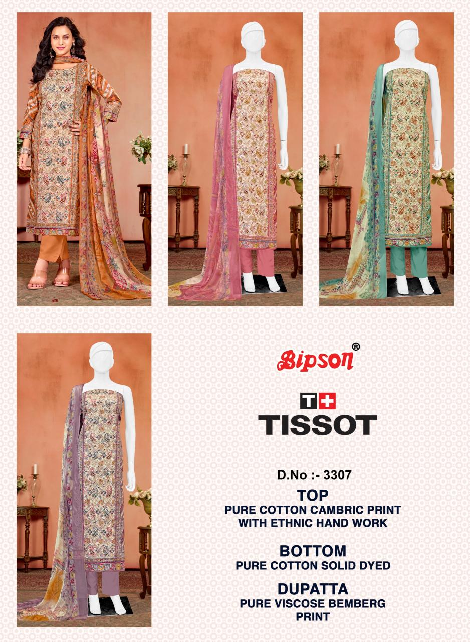 Bipson prints tissot 3307 cotton cambric print wholesale market in mumbai for dress materials