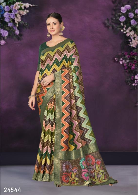 Mahotsav norita 24500-b series tusser silk wholesale saree market in surat