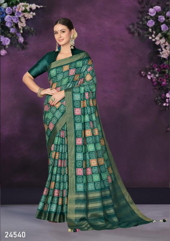 Mahotsav norita 24500-b series tusser silk wholesale saree market in surat
