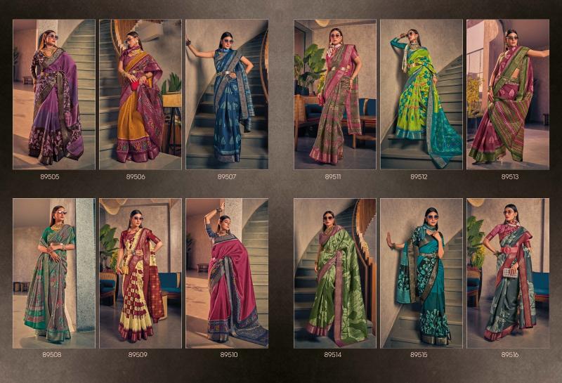 Vipul venus silk two tone silk woven border wholesale saree market in surat with price