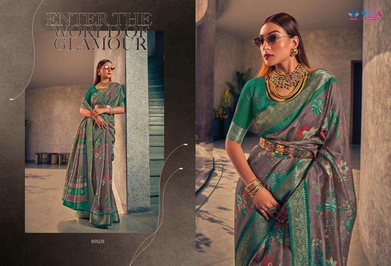 Vipul venus silk two tone silk woven border wholesale saree market in surat with price