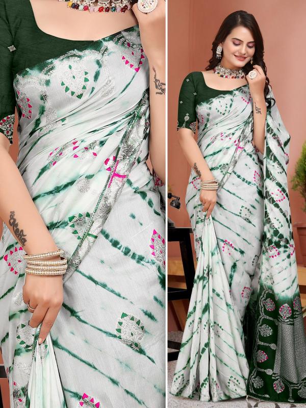 Akshara rajasthani rainbow shibhori wholesalers sarees market surat 