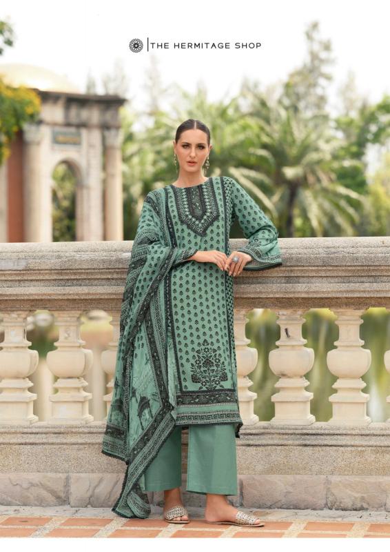 Karma the hermitage shop cross stitch vol 2 cotton wholesale dress material