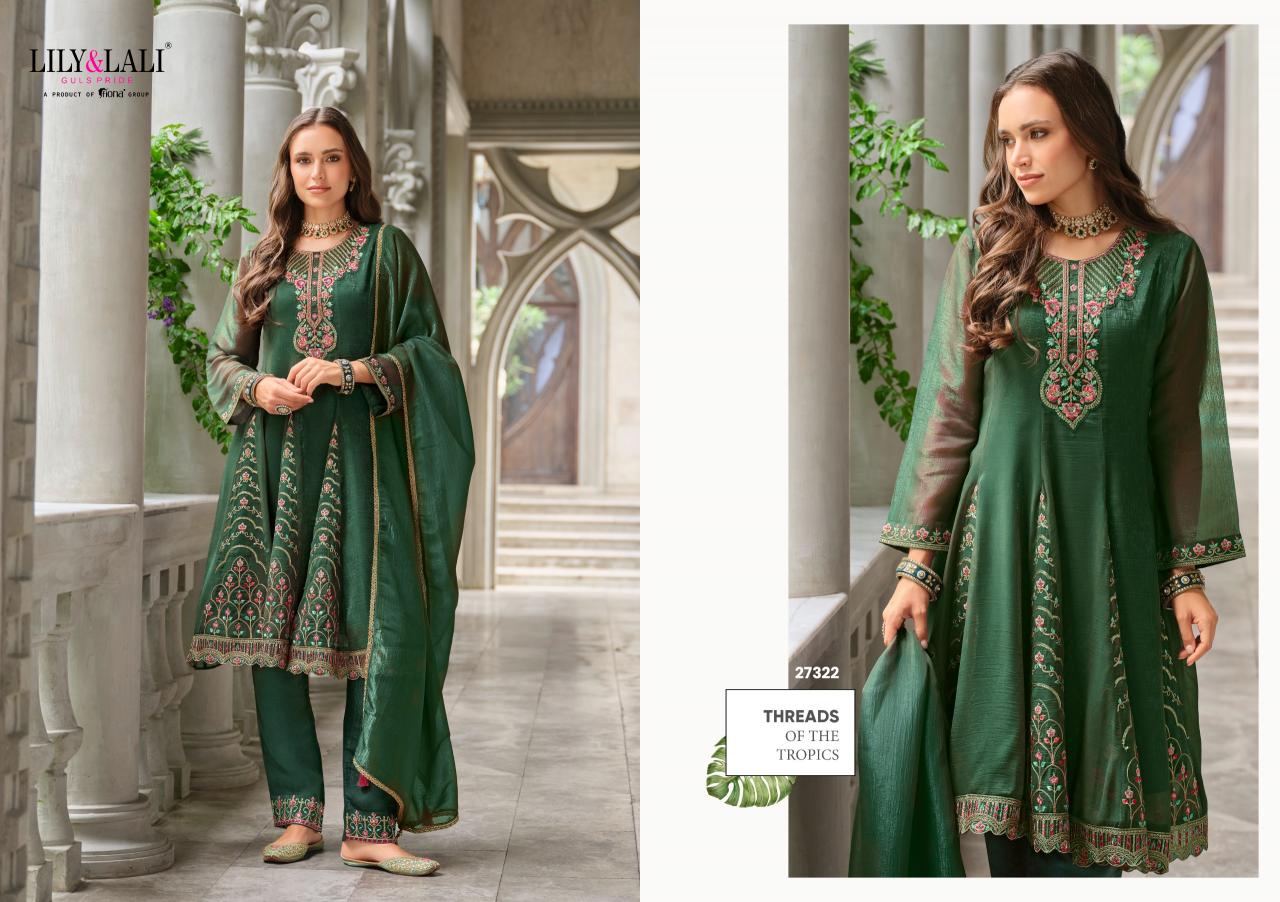 Lily & lali aasma 3 pcs kurti branded clothes wholesale market in india
