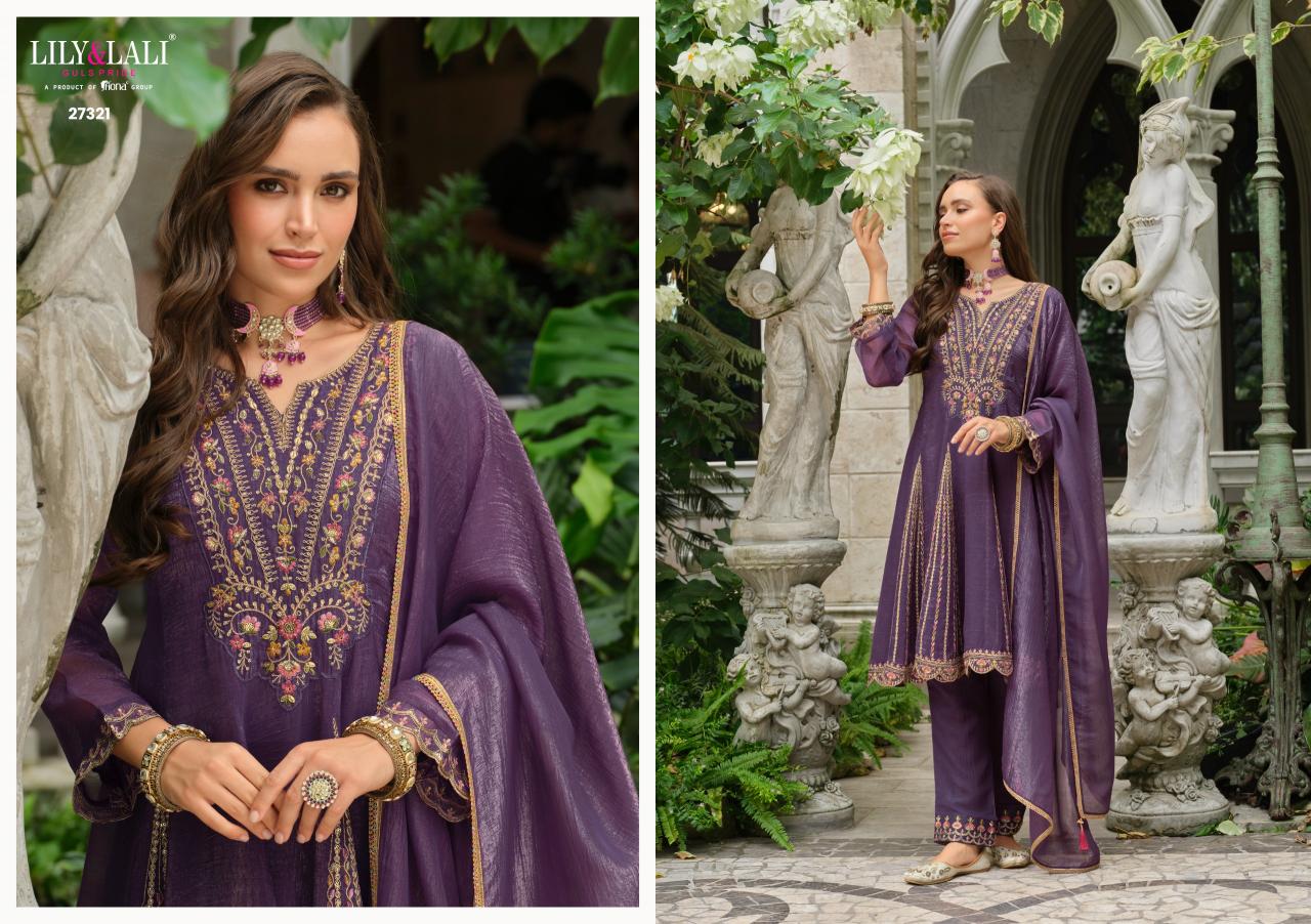 Lily & lali aasma 3 pcs kurti branded clothes wholesale market in india