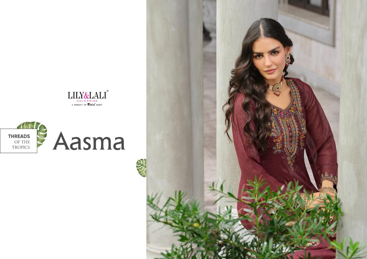 Lily & lali aasma 3 pcs kurti branded clothes wholesale market in india
