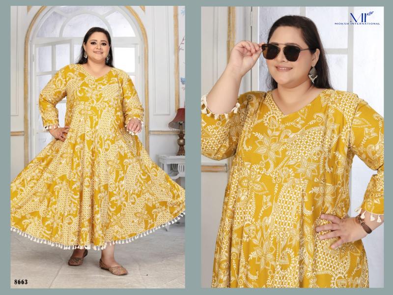 Moksh International plus size color vol- 2 wholesale kurti manufacturer