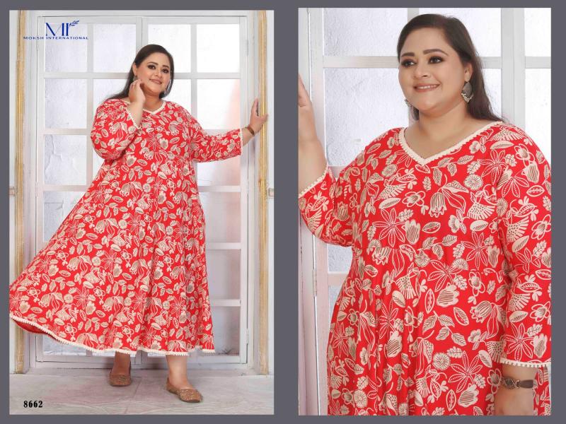 Moksh International plus size color vol- 2 wholesale kurti manufacturer