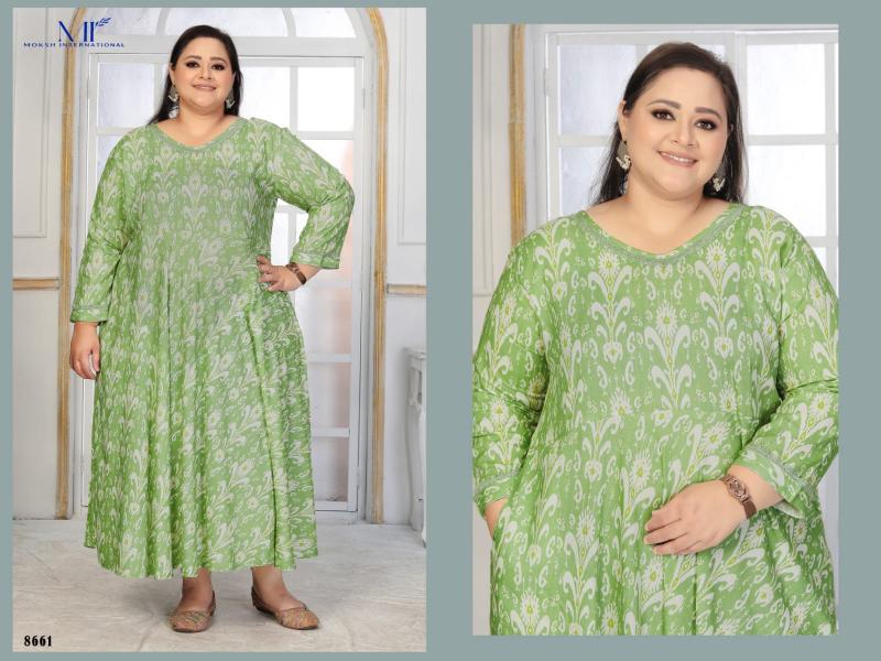 Moksh International plus size color vol- 2 wholesale kurti manufacturer