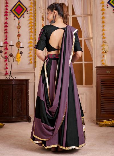 Multi Color Viscose Cotton Printed Work Navratri Wear 891 Traditional Lehenga Choli Wholesalers in Kolkata