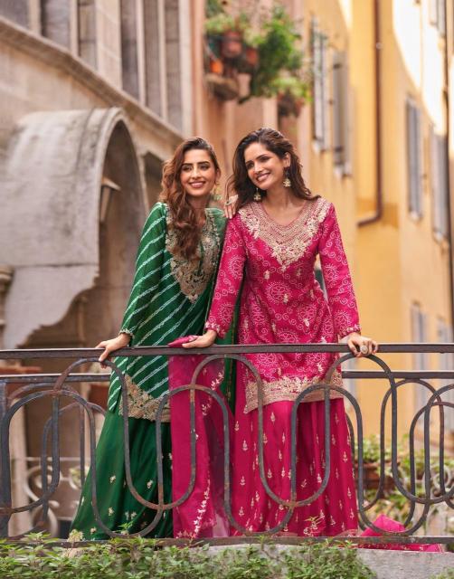Sayuri designer meena readymade latest salwar suit wholesale catalogue
