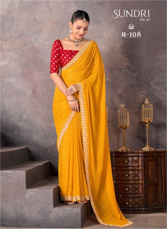 Shorya stavan sundri vol-2 soft georgette wholesale saree for business