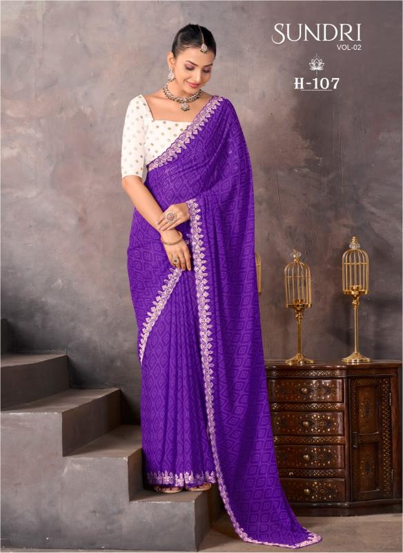 Shorya stavan sundri vol-2 soft georgette wholesale saree for business