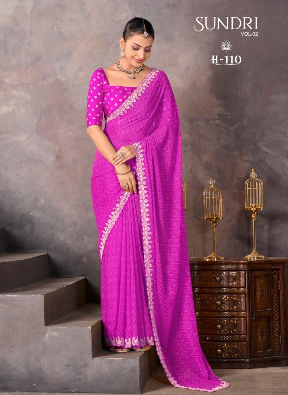 Shorya stavan sundri vol-2 soft georgette wholesale saree for business