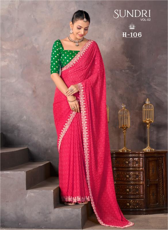 Shorya stavan sundri vol-2 soft georgette wholesale saree for business