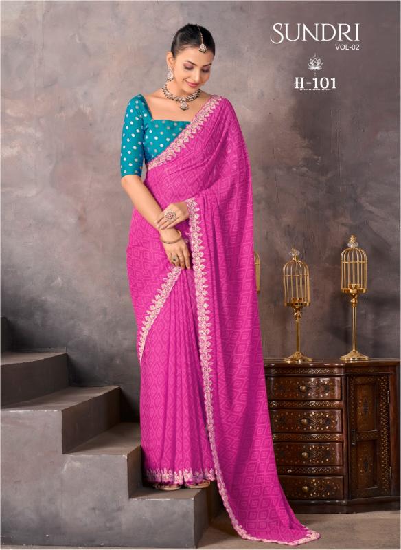 Shorya stavan sundri vol-2 soft georgette wholesale saree for business