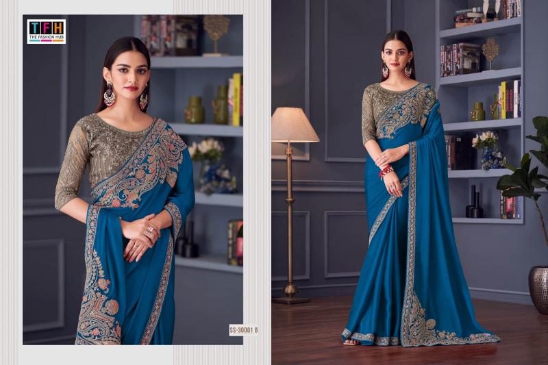 Shorya TFH silver screen sarees wholesale market in surat