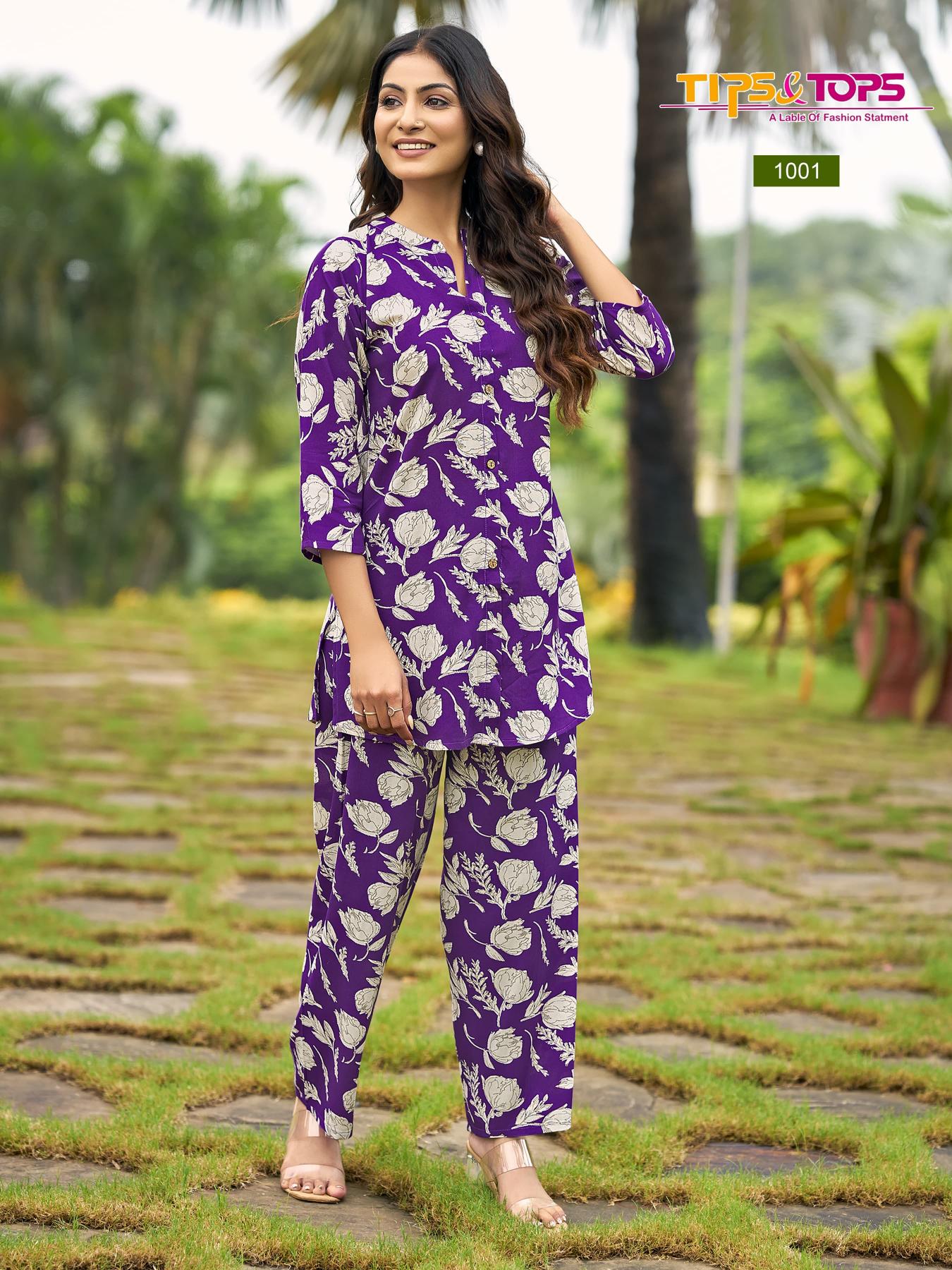 Tips & tops fashion beats vol 13 coord set clothing wholesale market gujarat india online