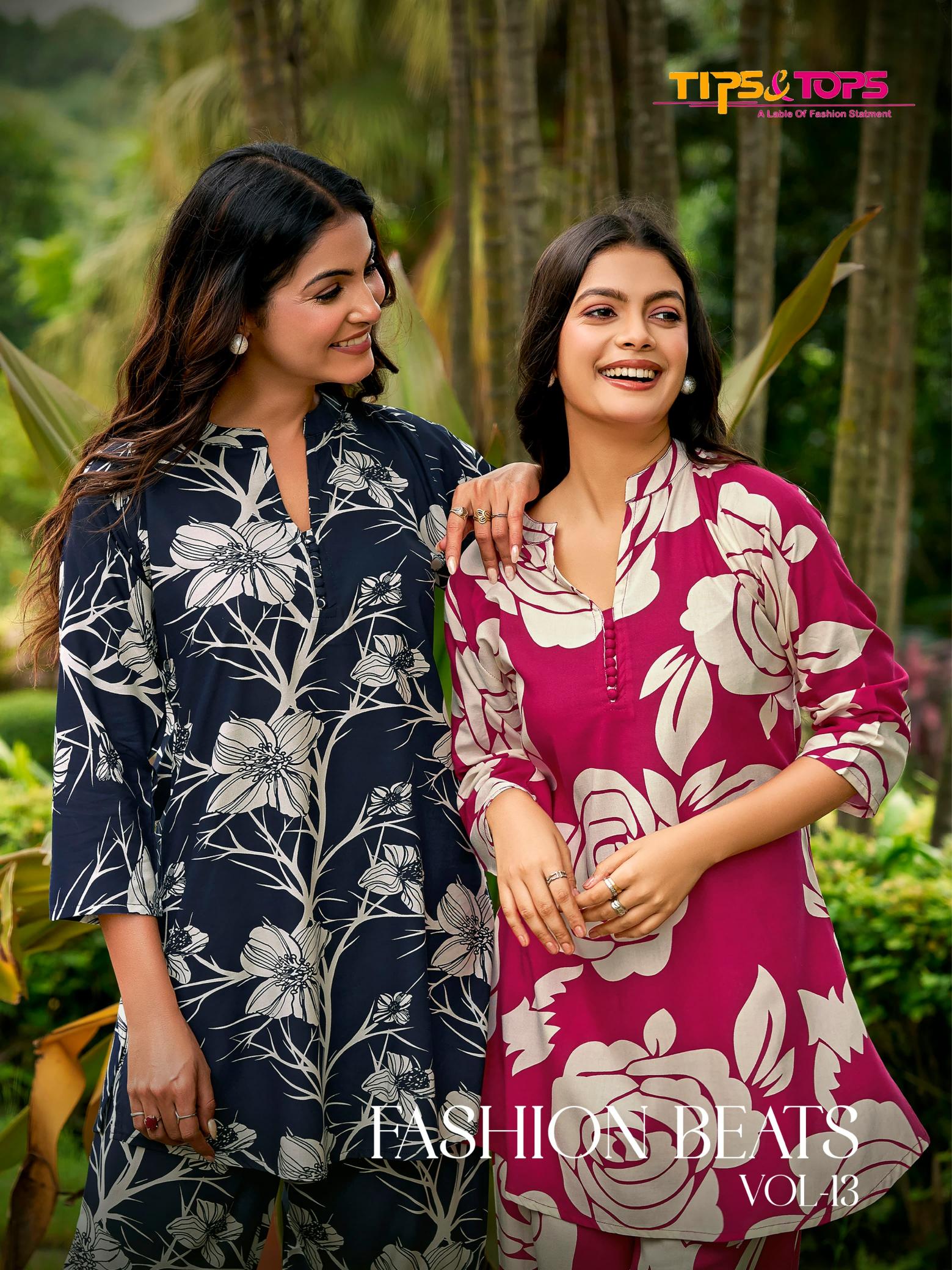 Tips & tops fashion beats vol 13 coord set clothing wholesale market gujarat india online