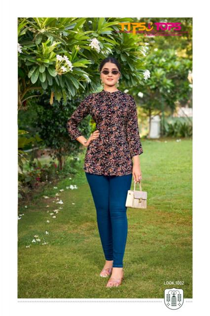 Tips & tops orio fancy short top wholesale clothing markets india
