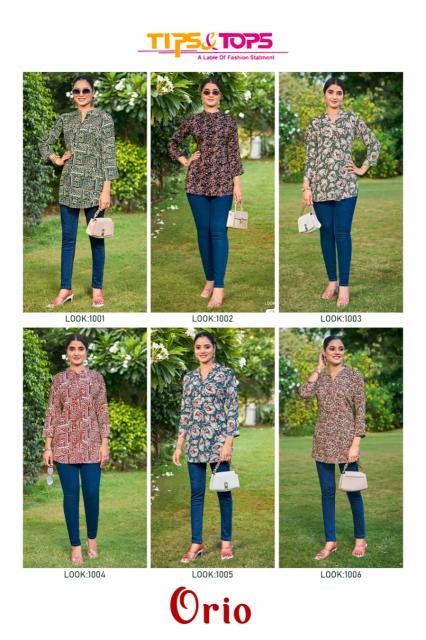 Tips & tops orio fancy short top wholesale clothing markets india