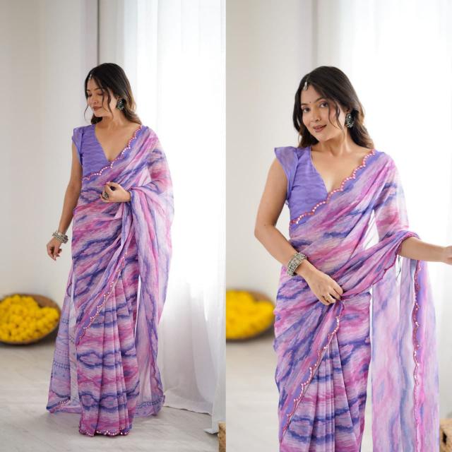 GC soft georgette silk saree shopping in surat