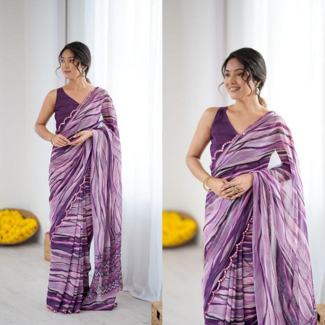 GC soft georgette silk saree shopping in surat
