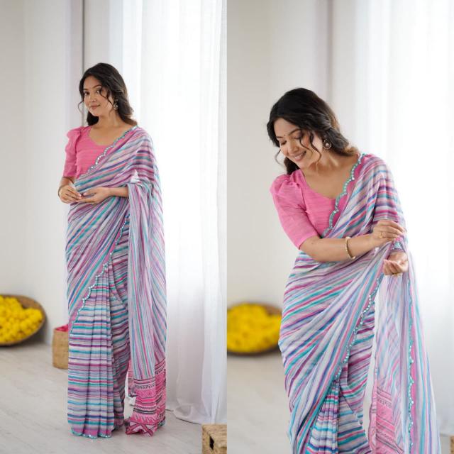 GC soft georgette silk saree shopping in surat