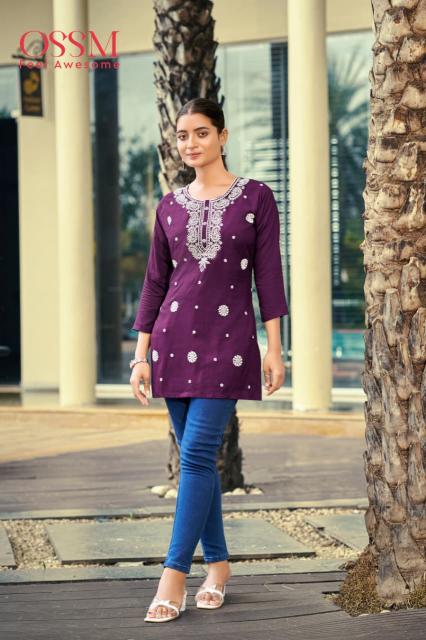Ossm nora vol 7 fancy short tops surat wholesale market