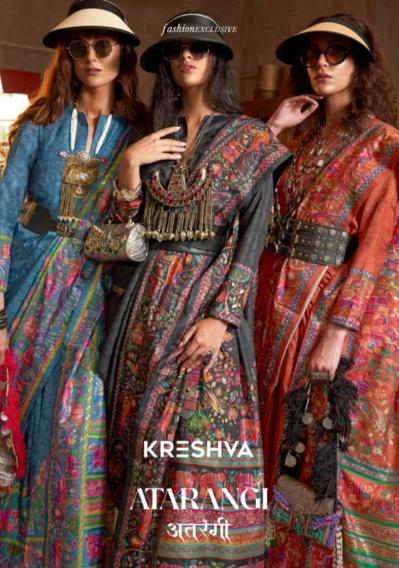 Shorya krehsva atrangi silk wholesalers sarees market