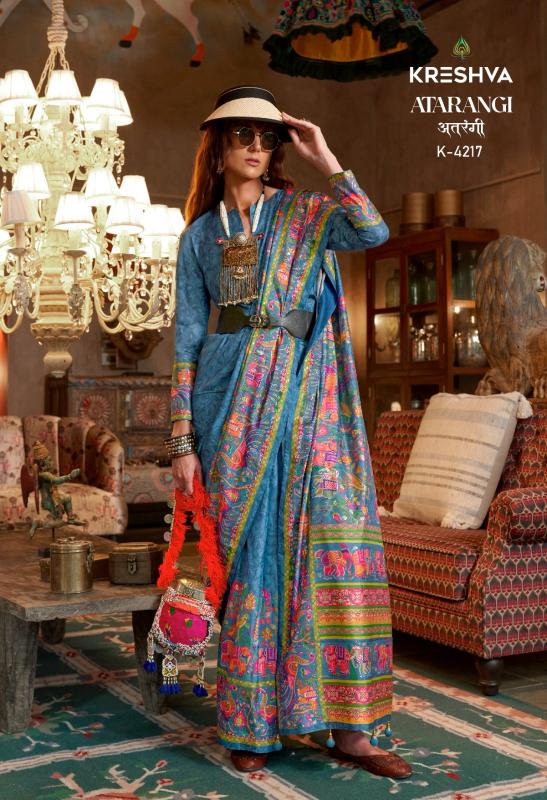 Shorya krehsva atrangi silk wholesalers sarees market