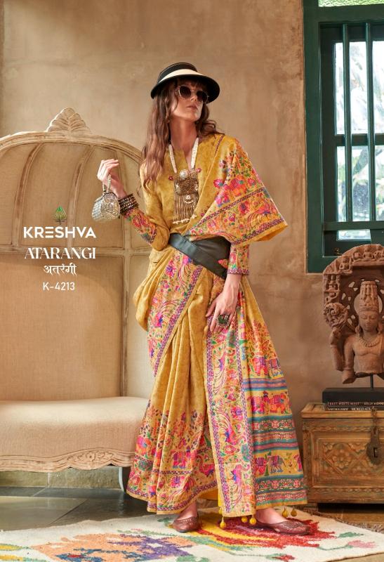 Shorya krehsva atrangi silk wholesalers sarees market