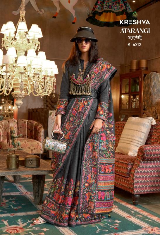 Shorya krehsva atrangi silk wholesalers sarees market