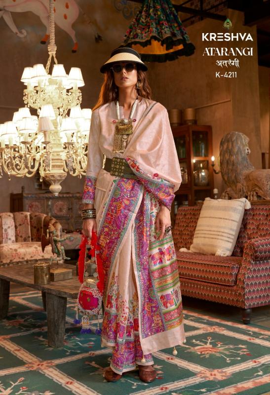 Shorya krehsva atrangi silk wholesalers sarees market