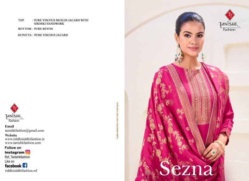 Shorya tanishk sezna dress material wholesale market in hyderabad