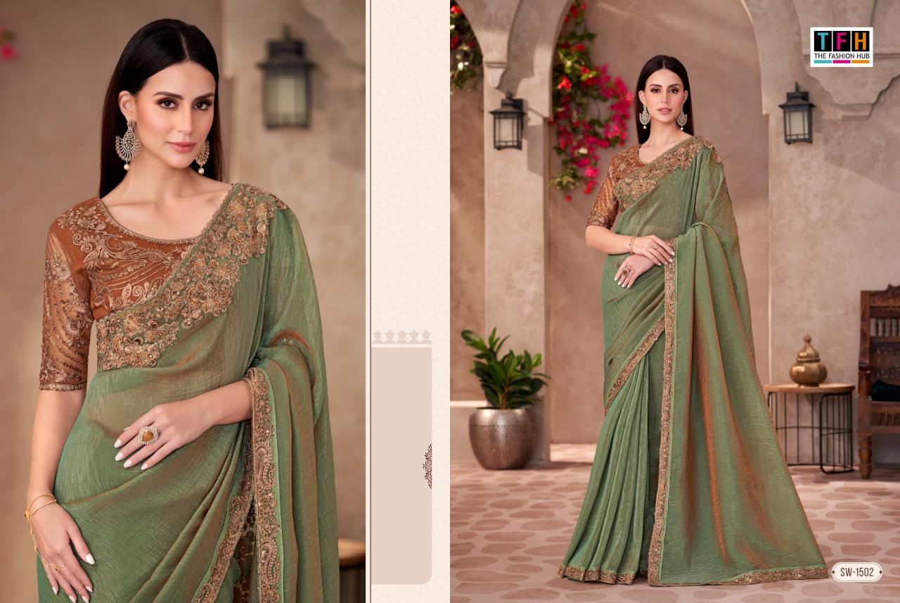 Shorya TFH sandal wood vol-15 saree shop wholesale